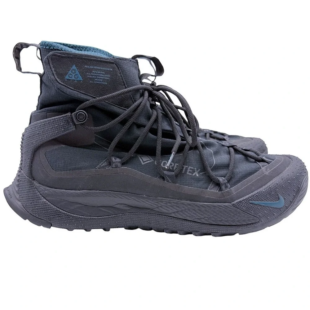 Nike ACG Air Terra Antarktik Gore-Tex Anthracite Hiking Boots Men's US Size 10.5